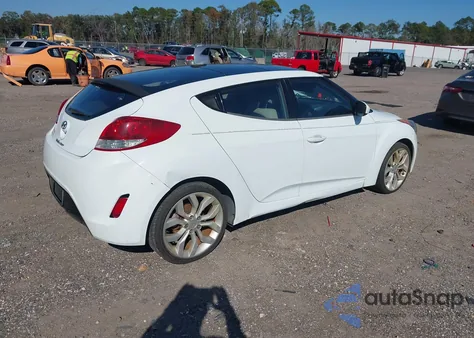 2012 Hyundai Veloster Base W/Gray from USA, damaged, VIN KMHTC6AD6CU028161
